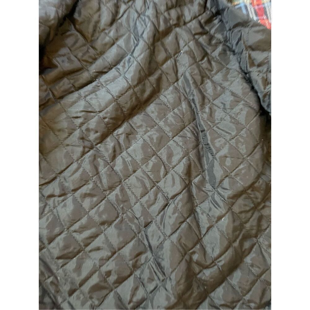 Vintage 80s flannel shirt‎ jacket quilted inside winter weights size large - Picture 4 of 6
